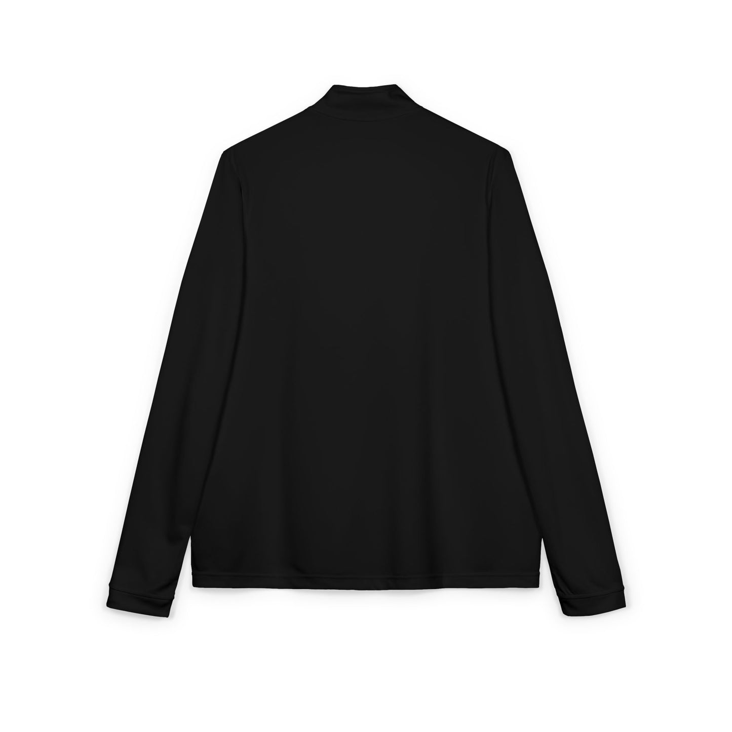 Bull Skull Embroidery Quarter-Zip Pullover | Athletic Long Sleeve