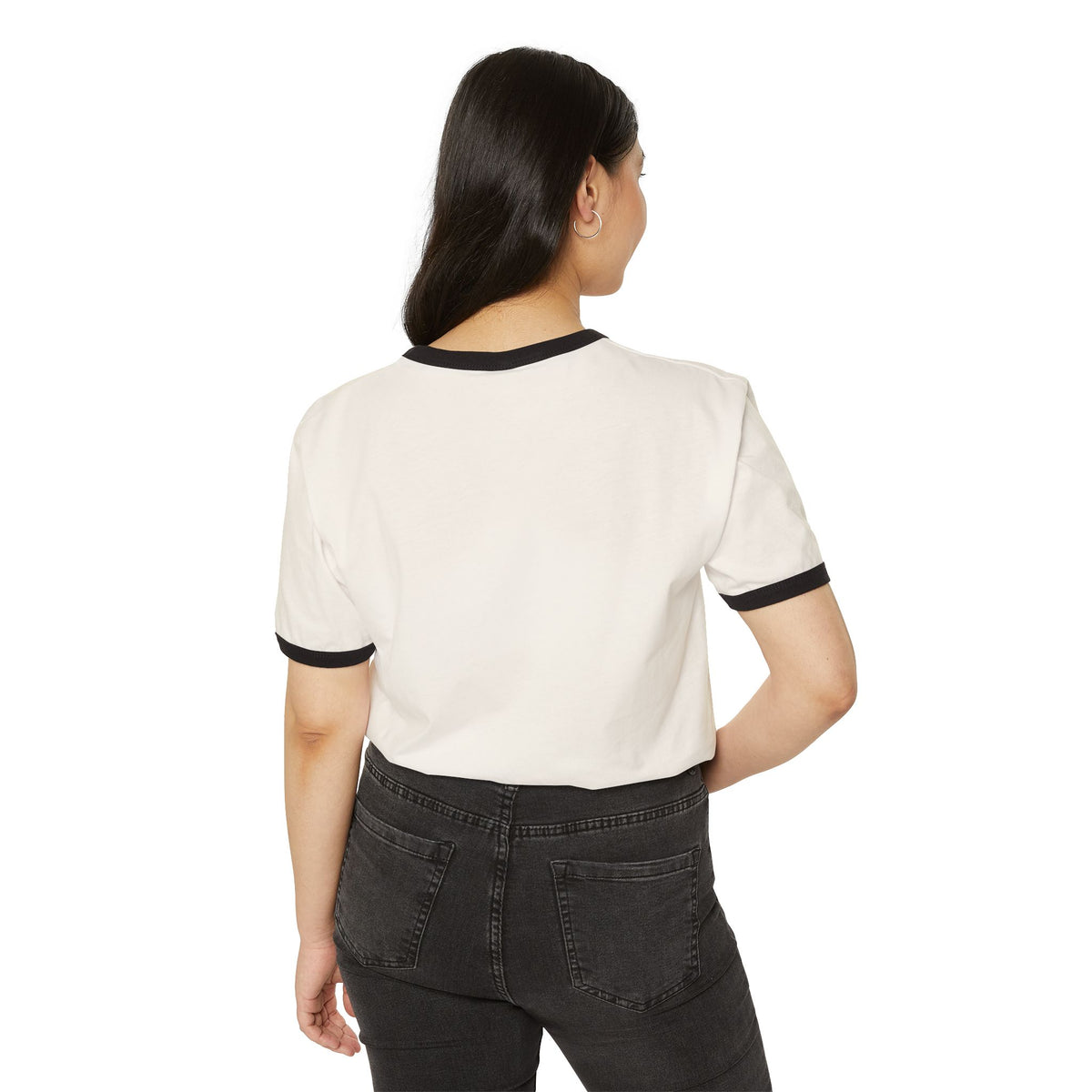 ANSEM Text Ringer Tee | Retro Crewneck Shirt
