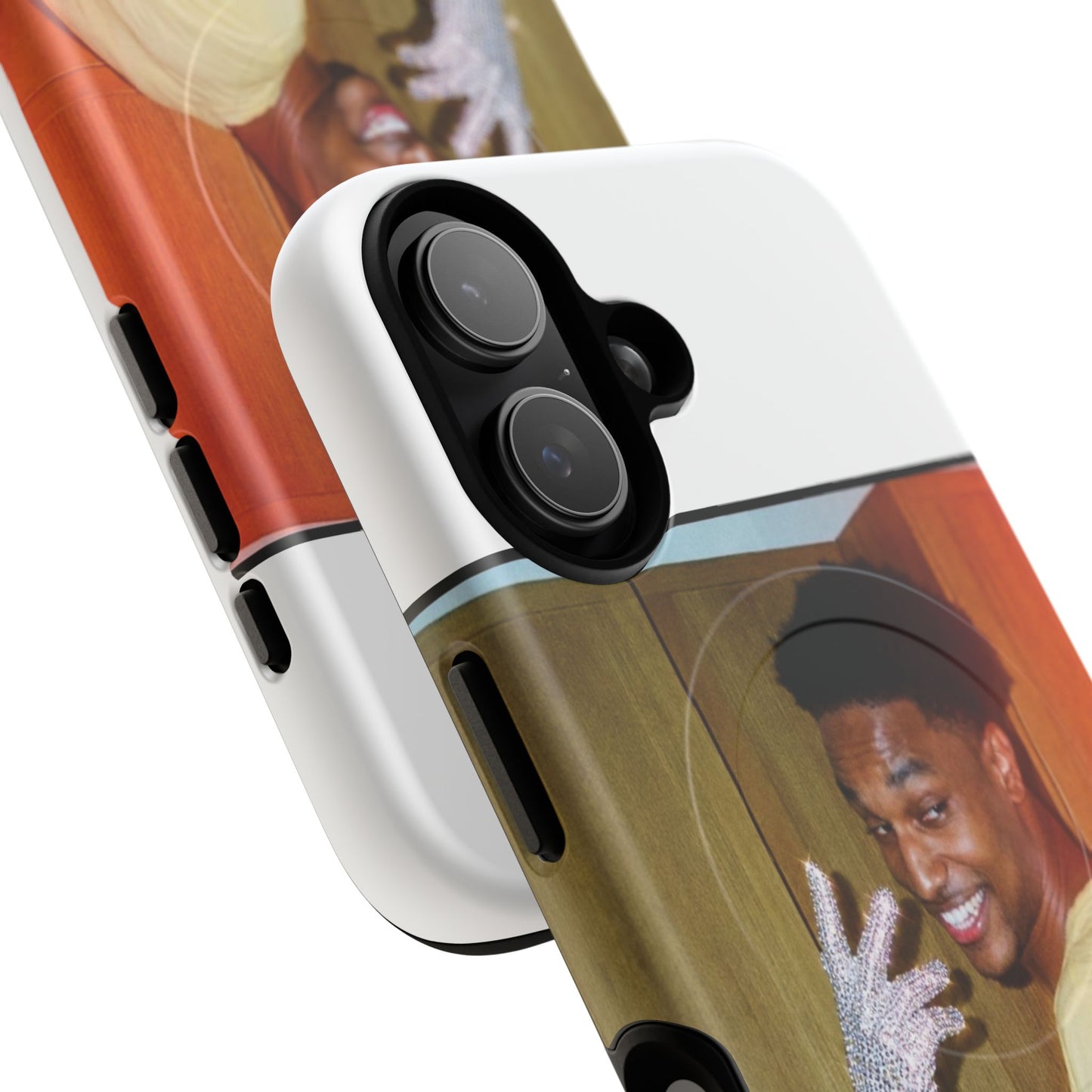 Micheal Ansem Magnetic Phone Case — Smiling Retro Guy Design