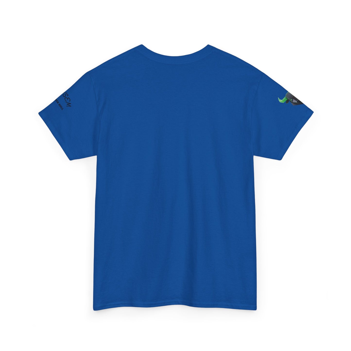 Geometric Green Bull T-Shirt — Minimal Bull Head Tee
