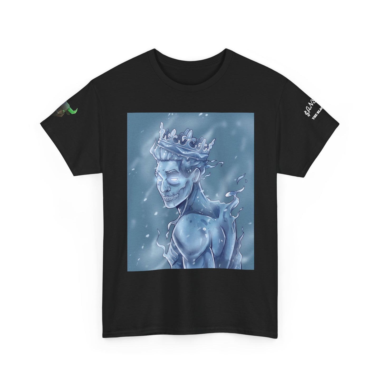 Ice King Portrait Tee — Fantasy Snow Prince Graphic T-Shirt