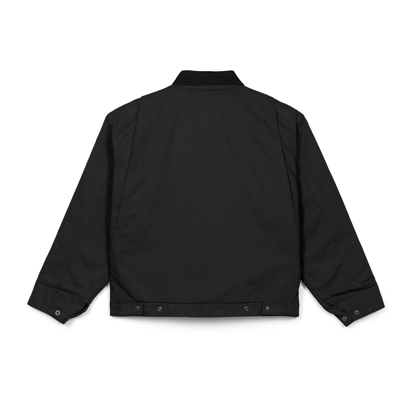 Bull Skull Floral embroidery Jacket | Duck Cloth Work Jacket
