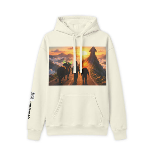 The Black Bull Poster Hoodie | Cartoon Rider Graphic Hooded Sweatshirt
