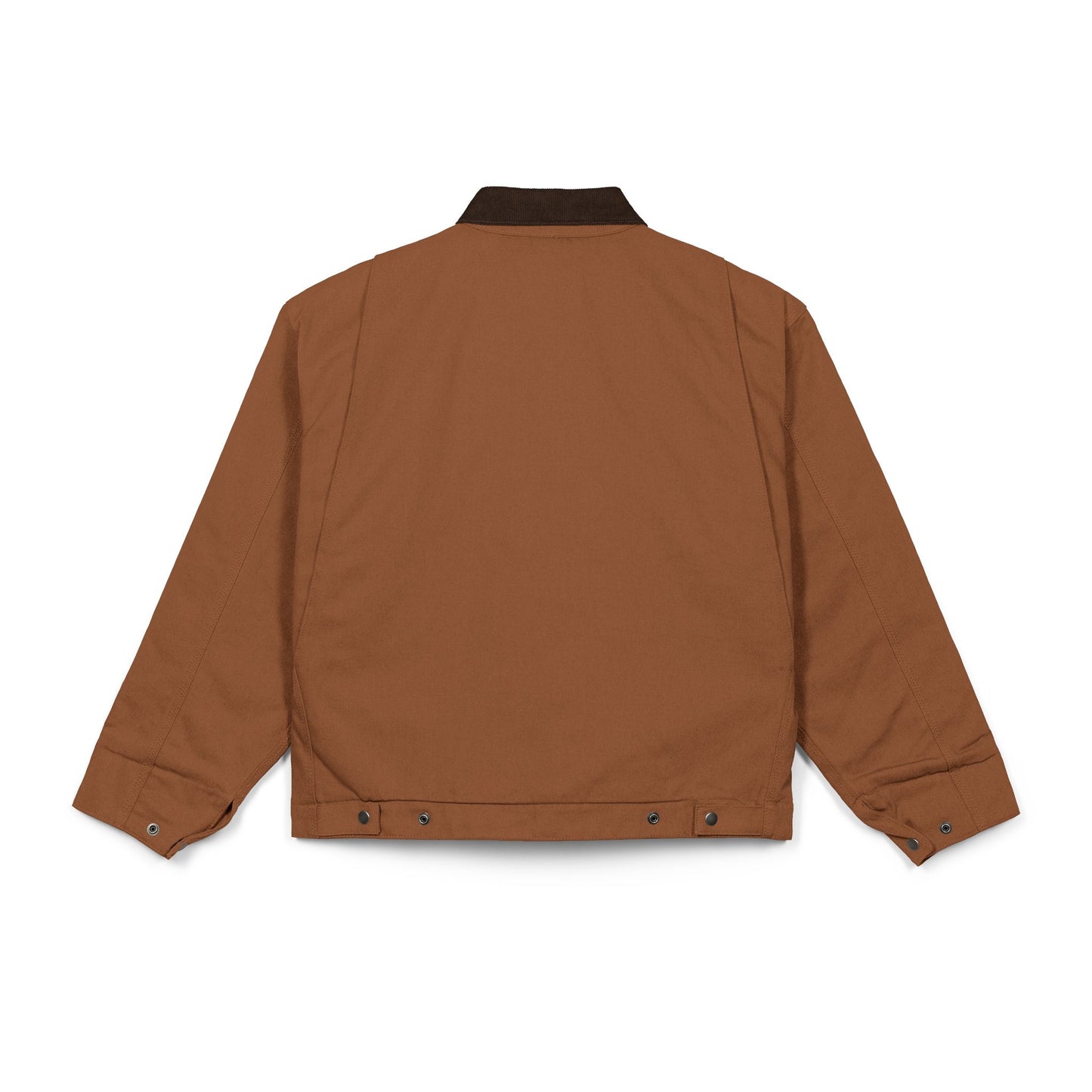 Bull Skull Floral embroidery Jacket | Duck Cloth Work Jacket