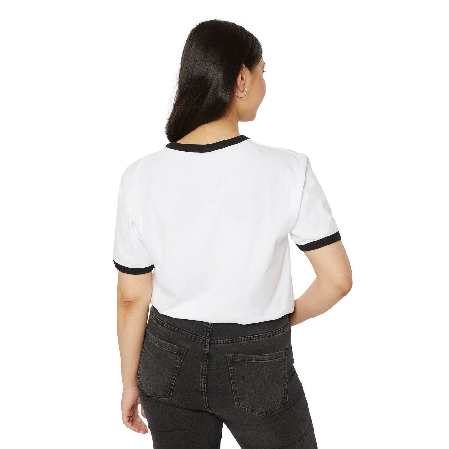 ANSEM Text Ringer Tee | Retro Crewneck Shirt