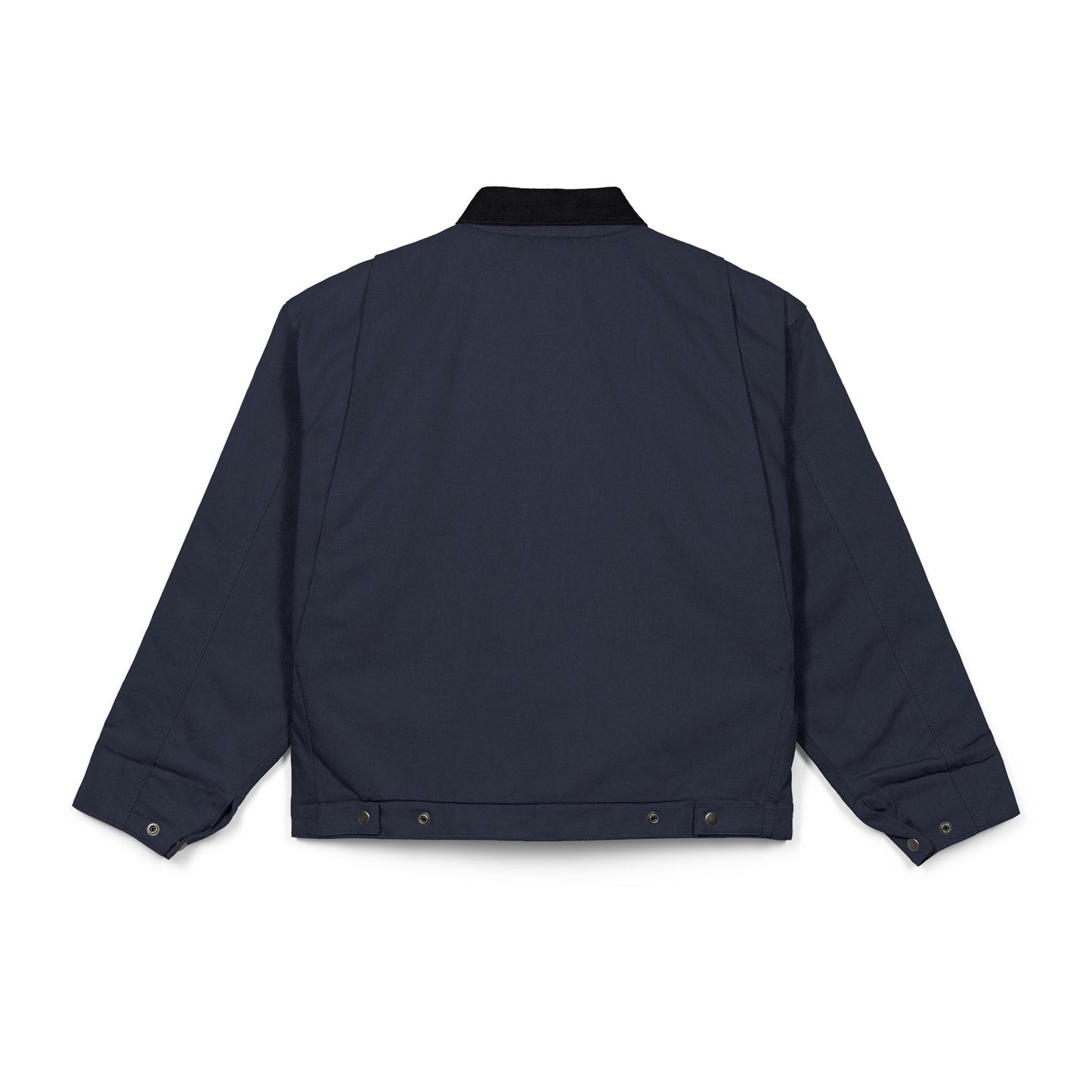 Bull Skull Floral embroidery Jacket | Duck Cloth Work Jacket