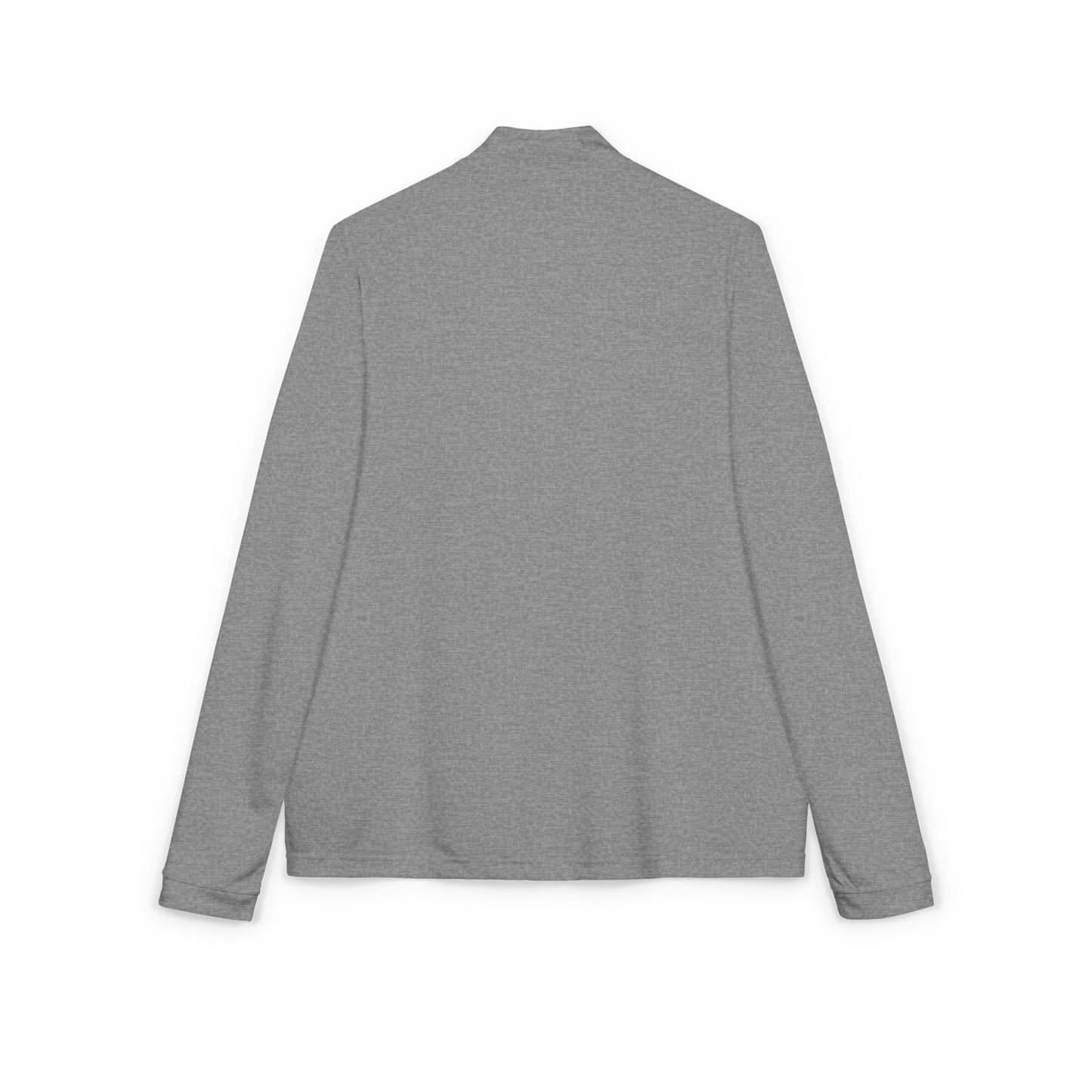 Bull Skull Embroidery Quarter-Zip Pullover | Athletic Long Sleeve
