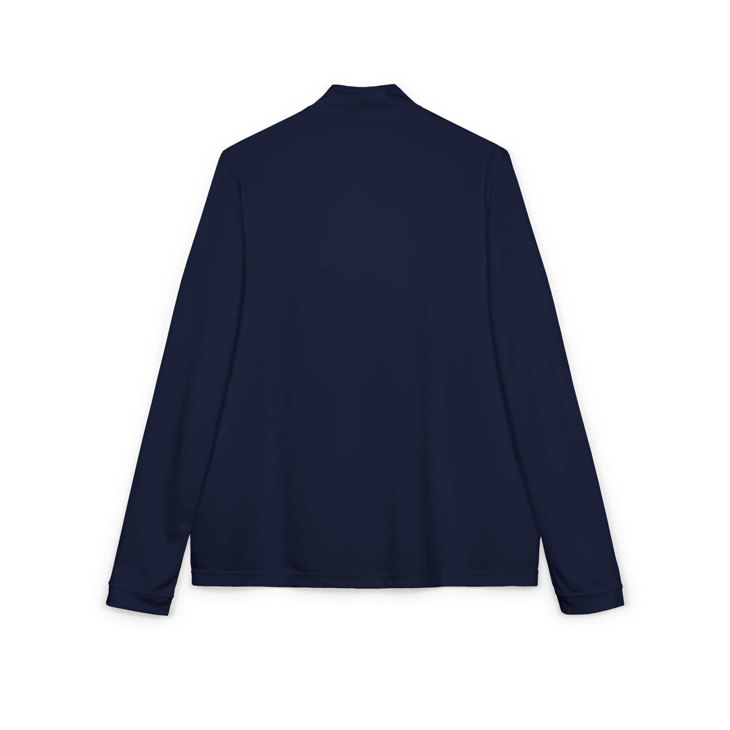 Bull Skull Embroidery Quarter-Zip Pullover | Athletic Long Sleeve