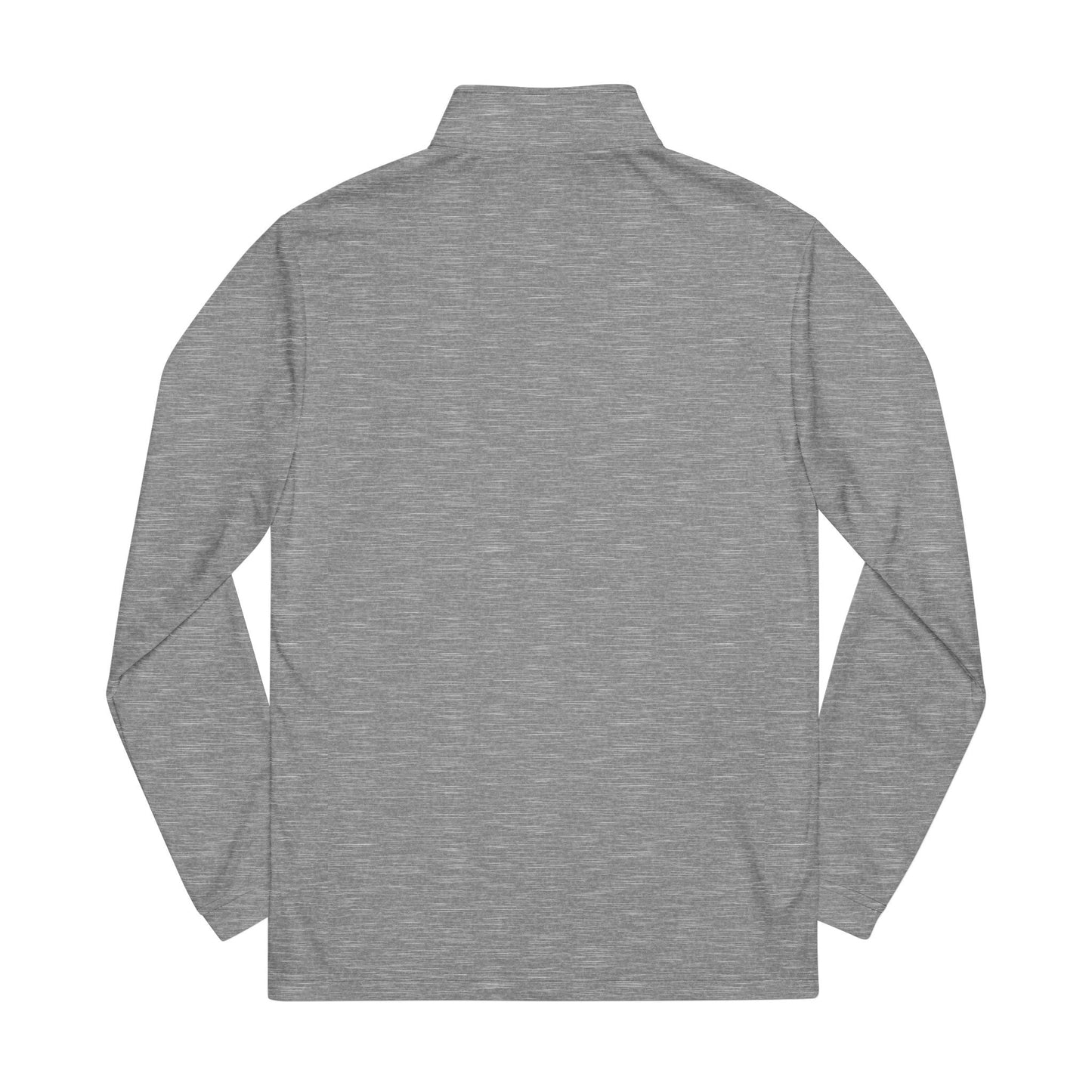 Bull Skull Embroidery Quarter-Zip Pullover | Athletic Long Sleeve