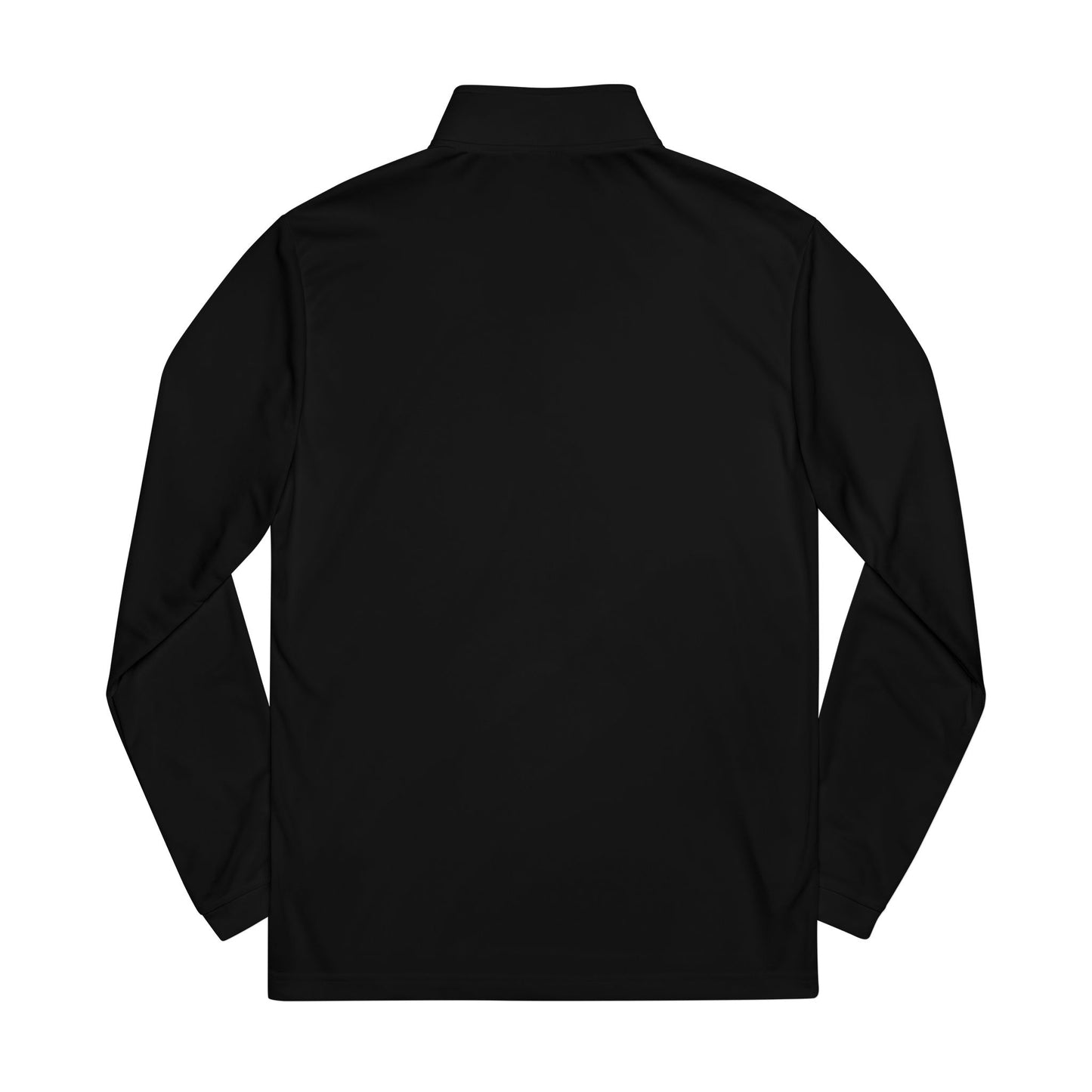 Bull Skull Embroidery Quarter-Zip Pullover | Athletic Long Sleeve