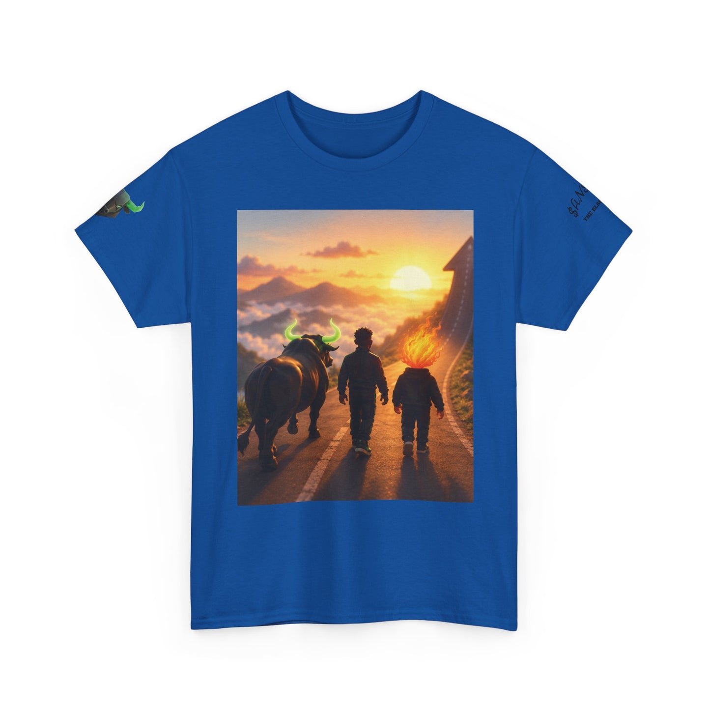 Cowboy Sunset T‑Shirt — Western Trail Sunset Scene Tee