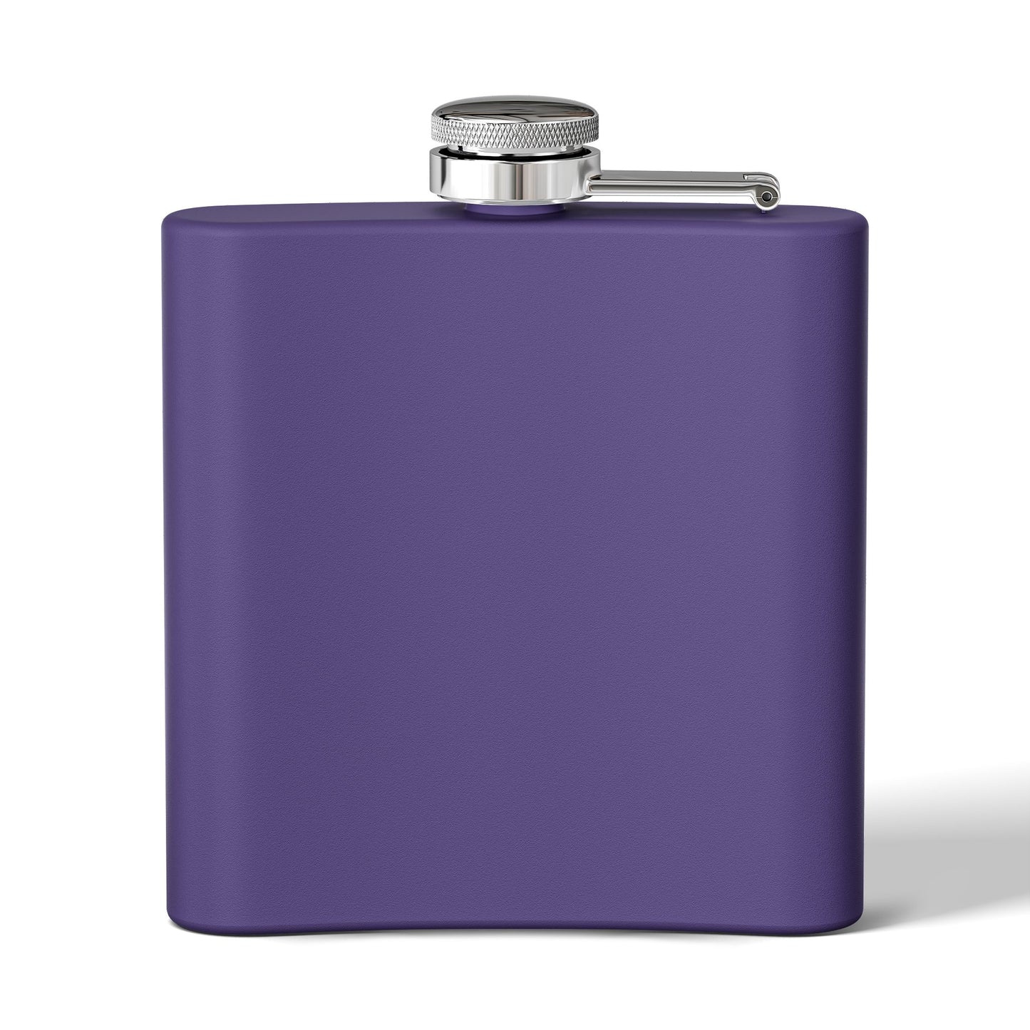 Bull Head Flask — 6oz Stainless Steel Hip Flask with Neon Green Geometric Bull Design