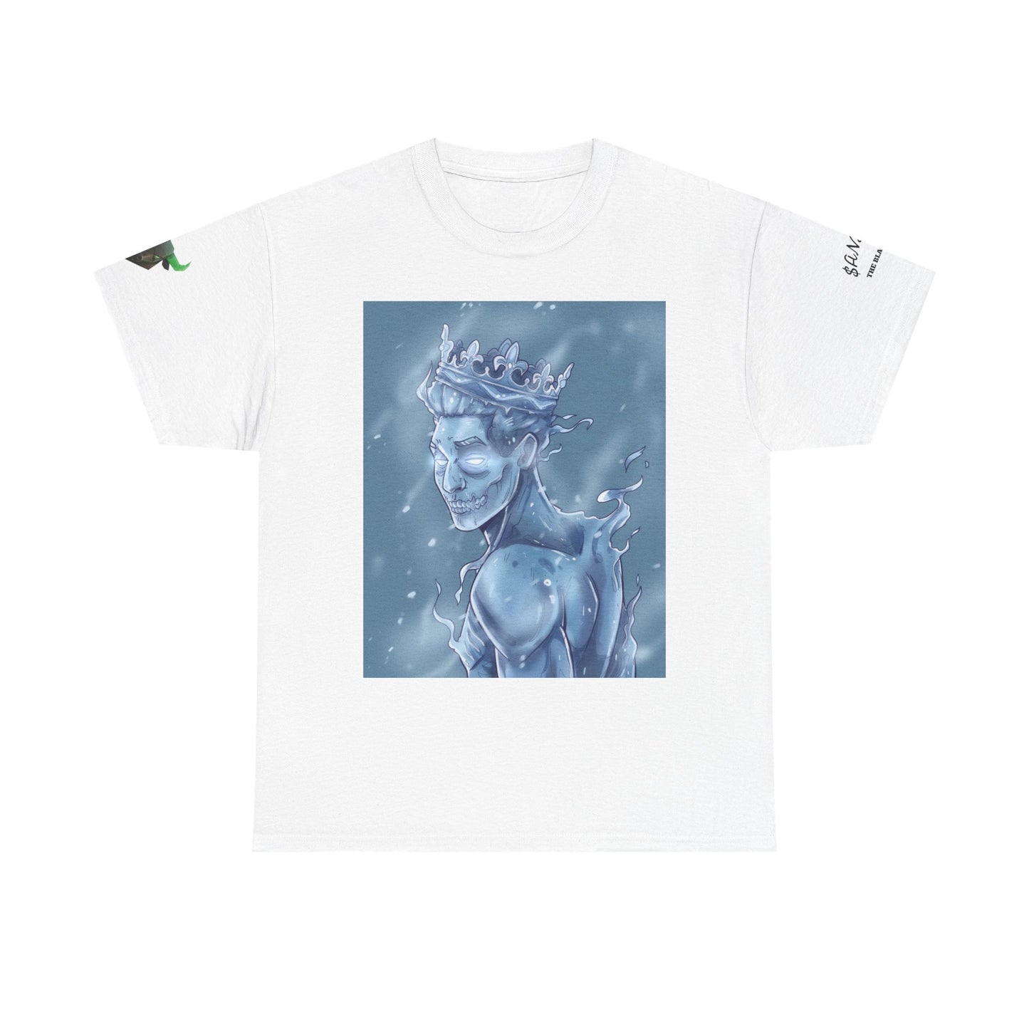 Ice King Portrait Tee — Fantasy Snow Prince Graphic T-Shirt