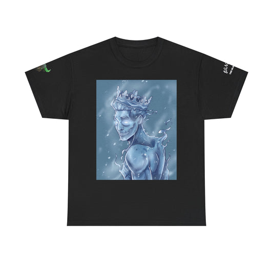 Ice King Portrait Tee — Fantasy Snow Prince Graphic T-Shirt