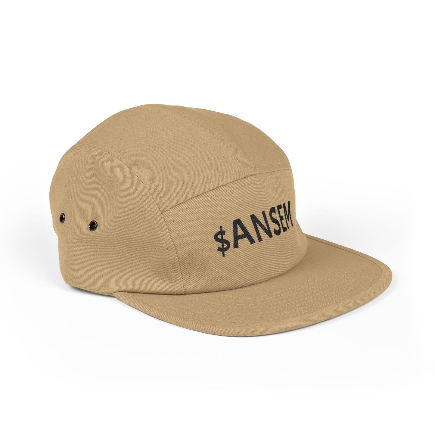 ANSEM Embroidered 5-Panel Cap | Khaki Canvas