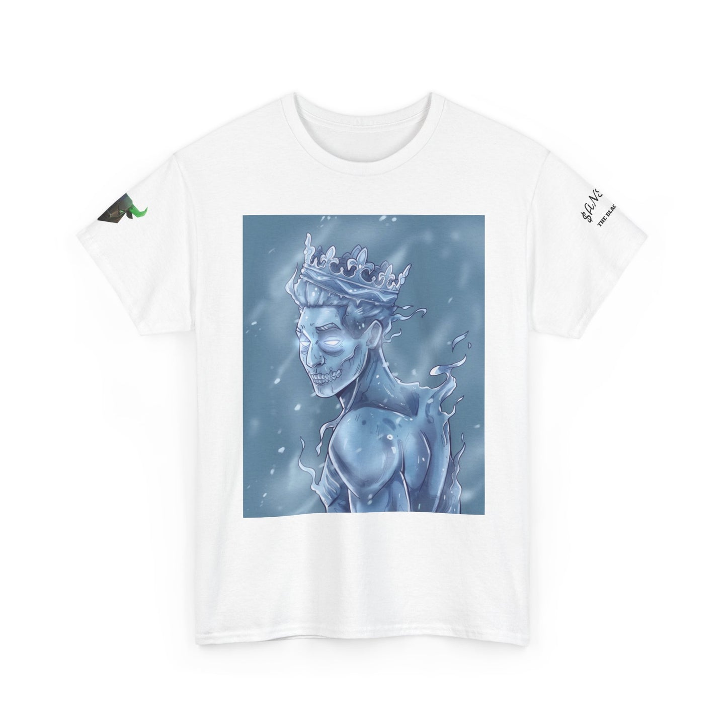 Ice King Portrait Tee — Fantasy Snow Prince Graphic T-Shirt