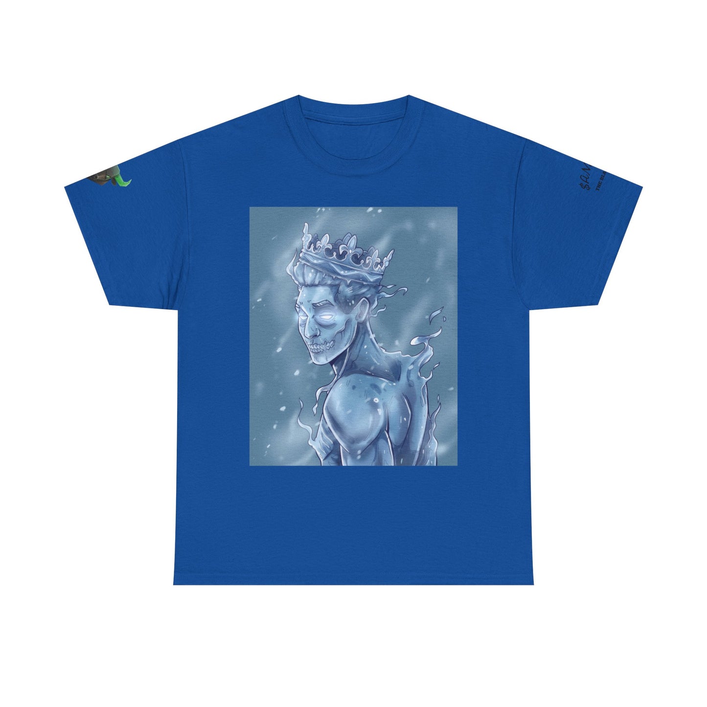 Ice King Portrait Tee — Fantasy Snow Prince Graphic T-Shirt